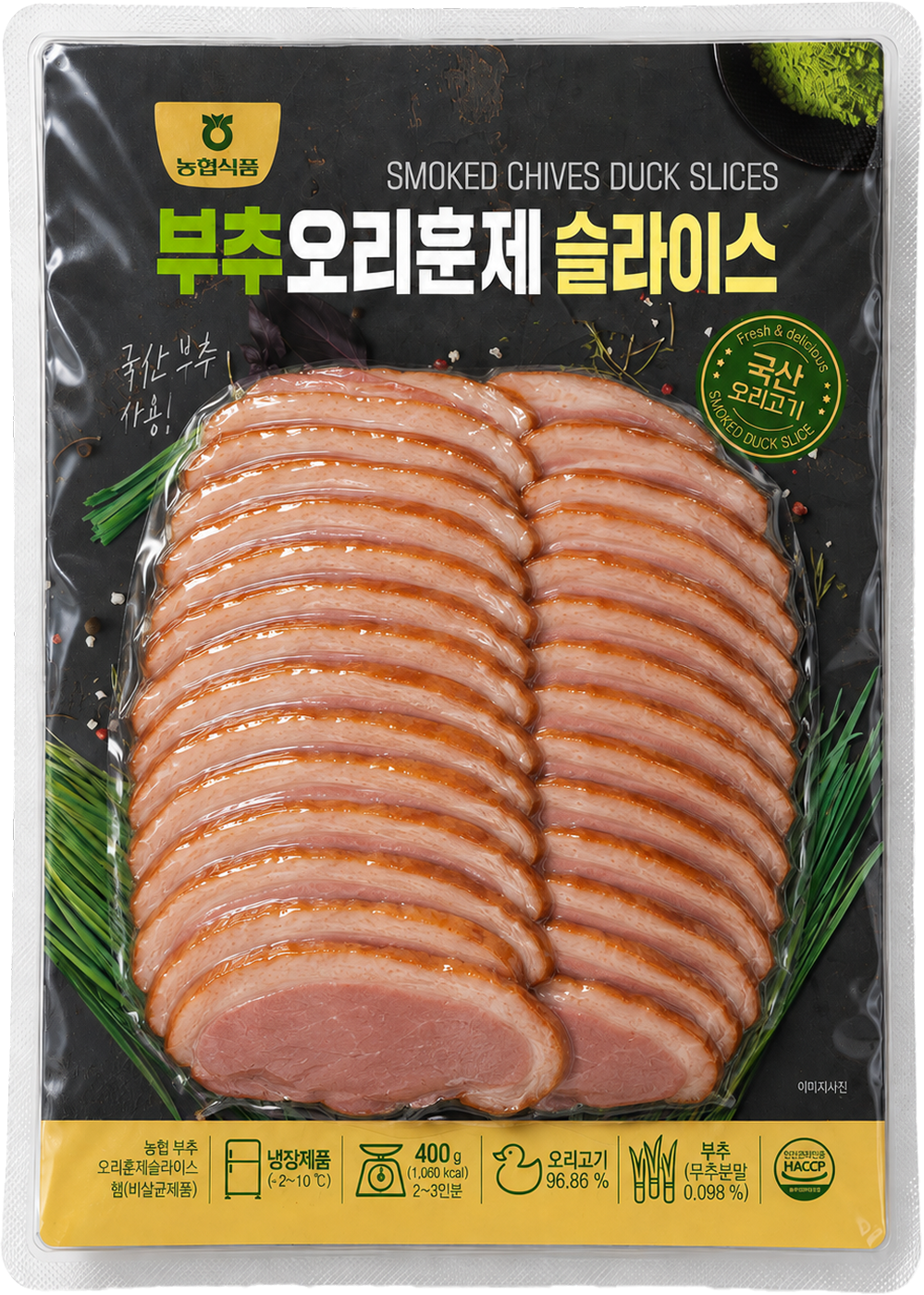 NH FOODS Chive Smoked Duck Slices package